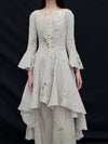 Mutedance 25 Spring/Summer Irregular Cut Dress MD-MD25SS15-BIGE MD25SS14